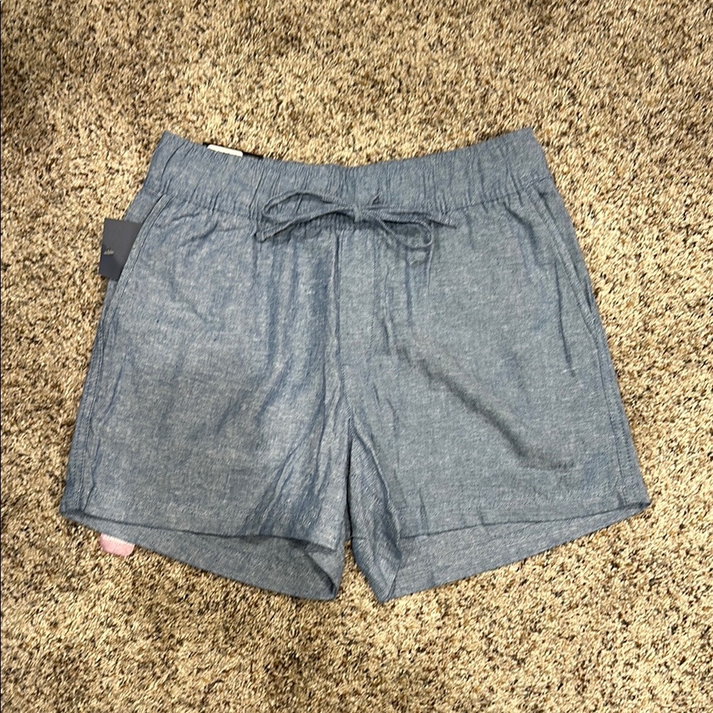 Gap Linen Pull-On Drawstring Shorts